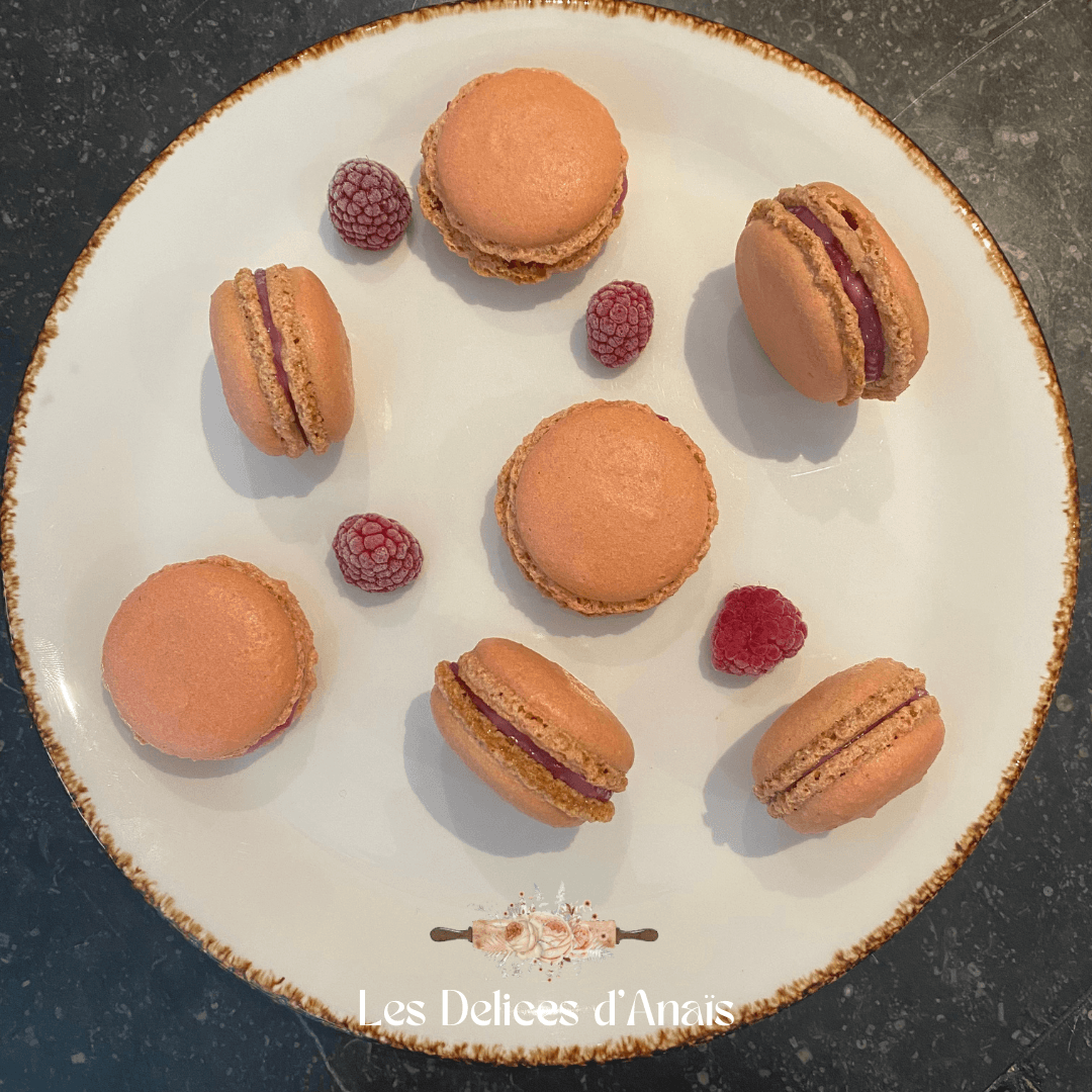 Frambozen Macarons